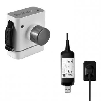 Unidad de rayos X dental portátil de alta frecuencia + Kit de sensor de rayos X