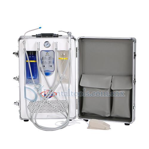 BD-406A Unidad Dental Móvil + Compresor + Sistema de aspiración + Triplex Jeringa