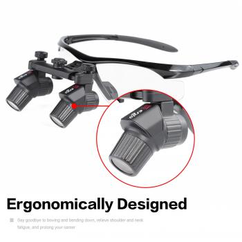 4.0X 450mm Lupa binocular dental médica ergonómica lupa Ergo lupas ENT