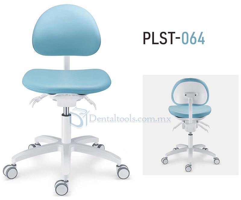 PLST-06 Serie Taburetes dentales ajustables silla de higienista para asistente de dentista