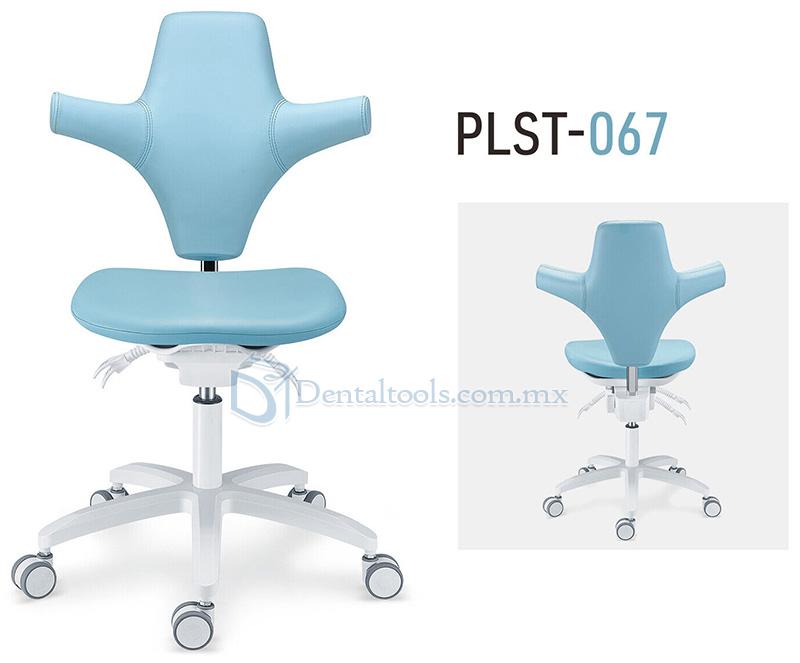 PLST-06 Serie Taburetes dentales ajustables silla de higienista para asistente de dentista