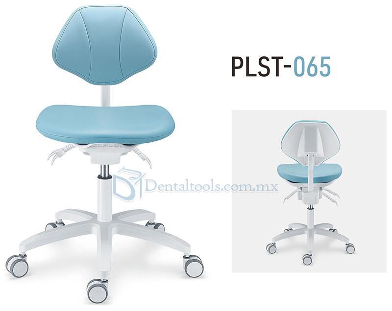 PLST-06 Serie Taburetes dentales ajustables silla de higienista para asistente de dentista