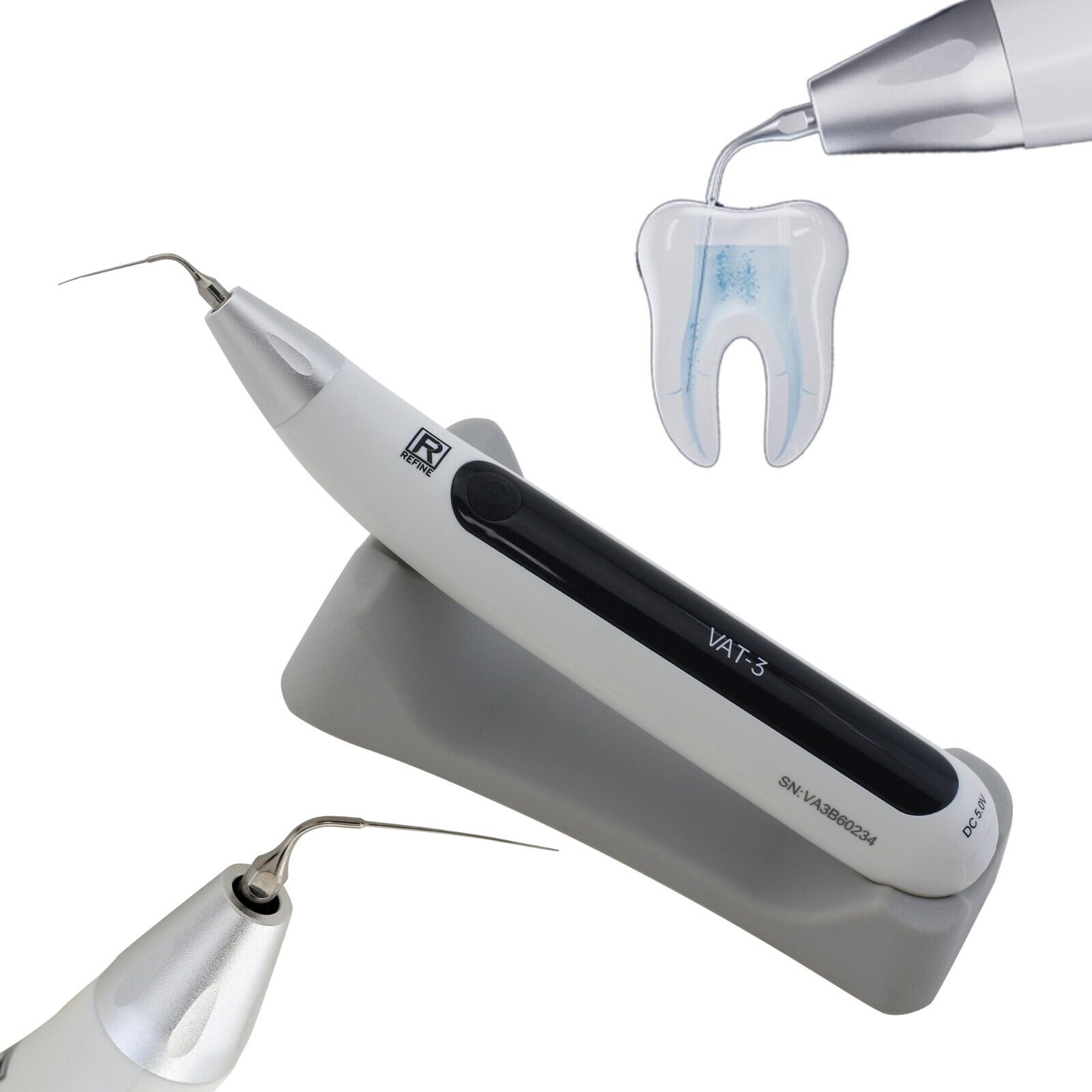 REFINE VAT-3 Activador ultrasónico endodóntico dental Irrigador de conducto radicular inalámbrico