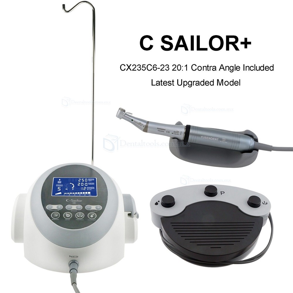YUSENDENT COXO C- SAILOR+ Motor para Cirugia de Implantes con 20:1 contra-ángulo
