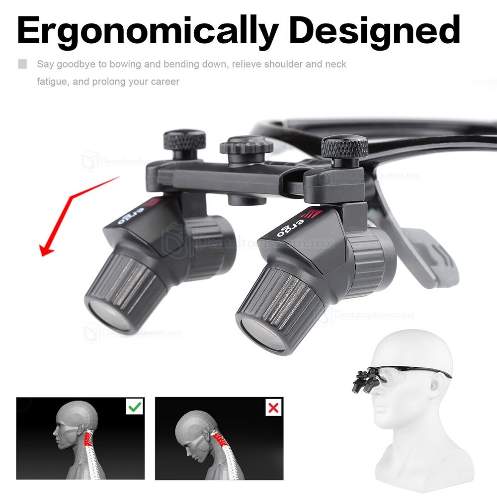 Lupa ergonómica Ergo 4,0 x 450 mm + faro LED inalámbrico 5W