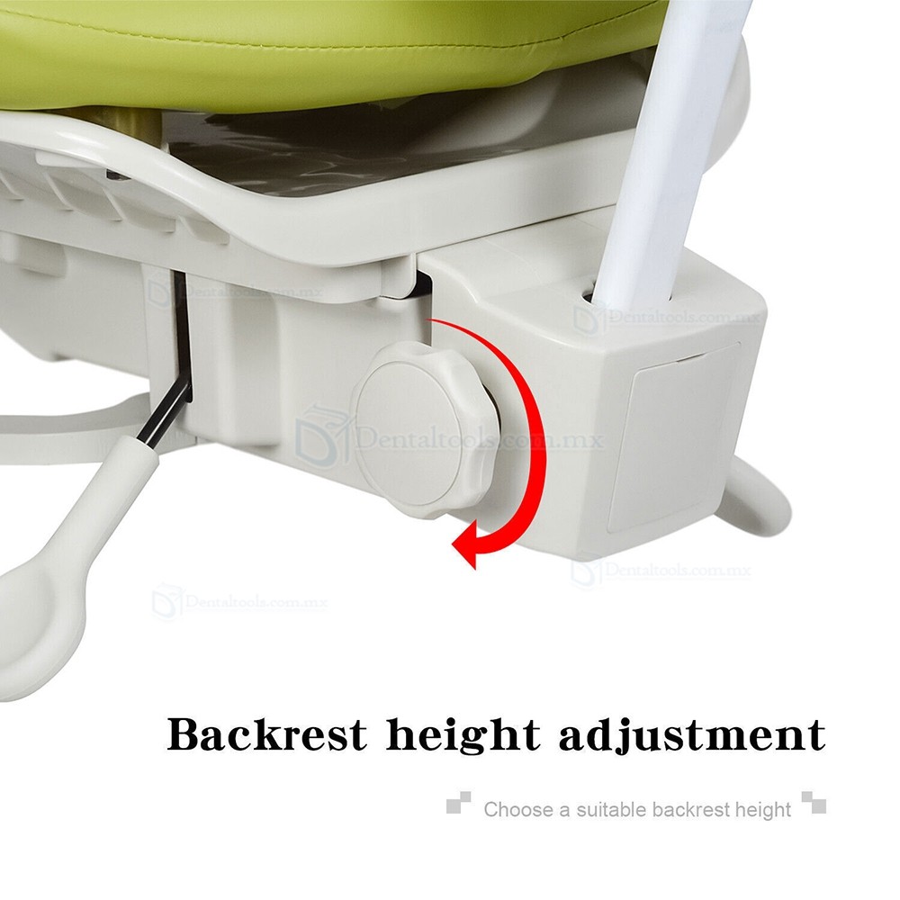 Taburete ergonómico para microscopio dental con apoyabrazos control de pie ajustable sillas para dentistas