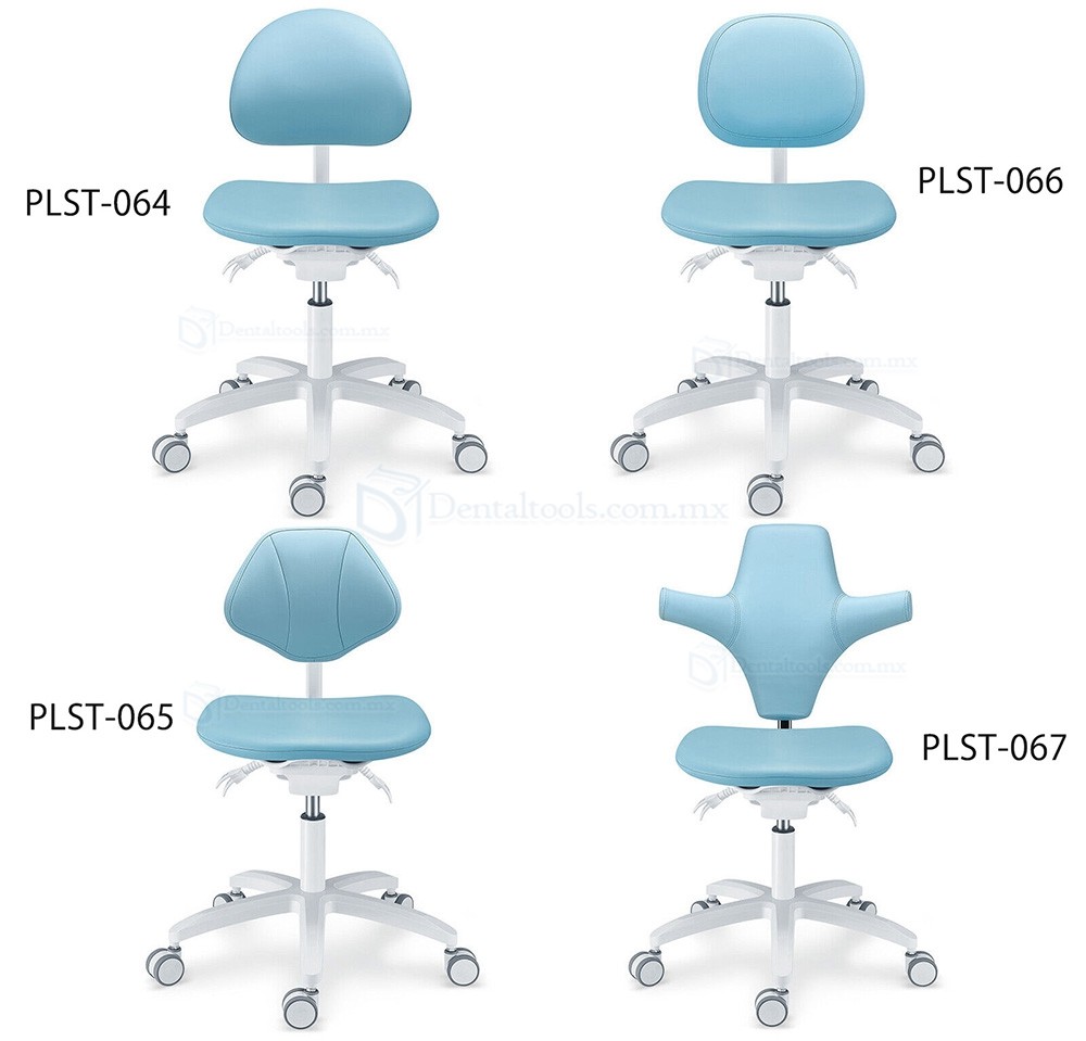 PLST-06 Serie Taburetes dentales ajustables silla de higienista para asistente de dentista