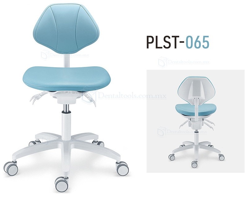 PLST-06 Serie Taburetes dentales ajustables silla de higienista para asistente de dentista