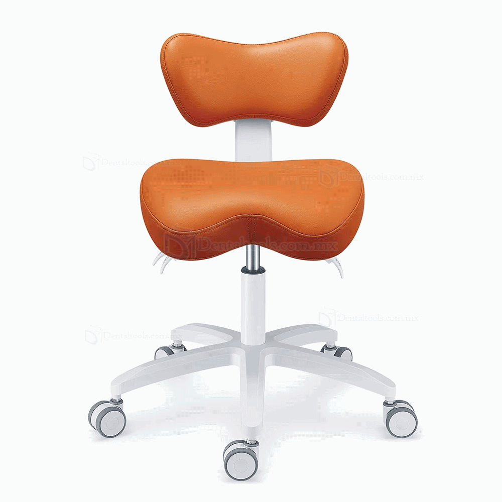 PLST-060 Ergonómico ajustable taburete dental con respaldo sillas para dentistas durabilidad y comodidad