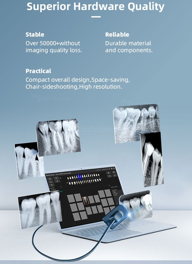 Máquina de rayos X dental portátil de alta frecuencia + Kit de sensor de rayos X RVG Máquina de rayos X dental portátil de alta frecuencia + Kit de sensor de rayos X RVG