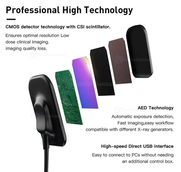 Máquina de rayos X dental portátil de alta frecuencia + Kit de sensor de rayos X RVG Máquina de rayos X dental portátil de alta frecuencia + Kit de sensor de rayos X RVG