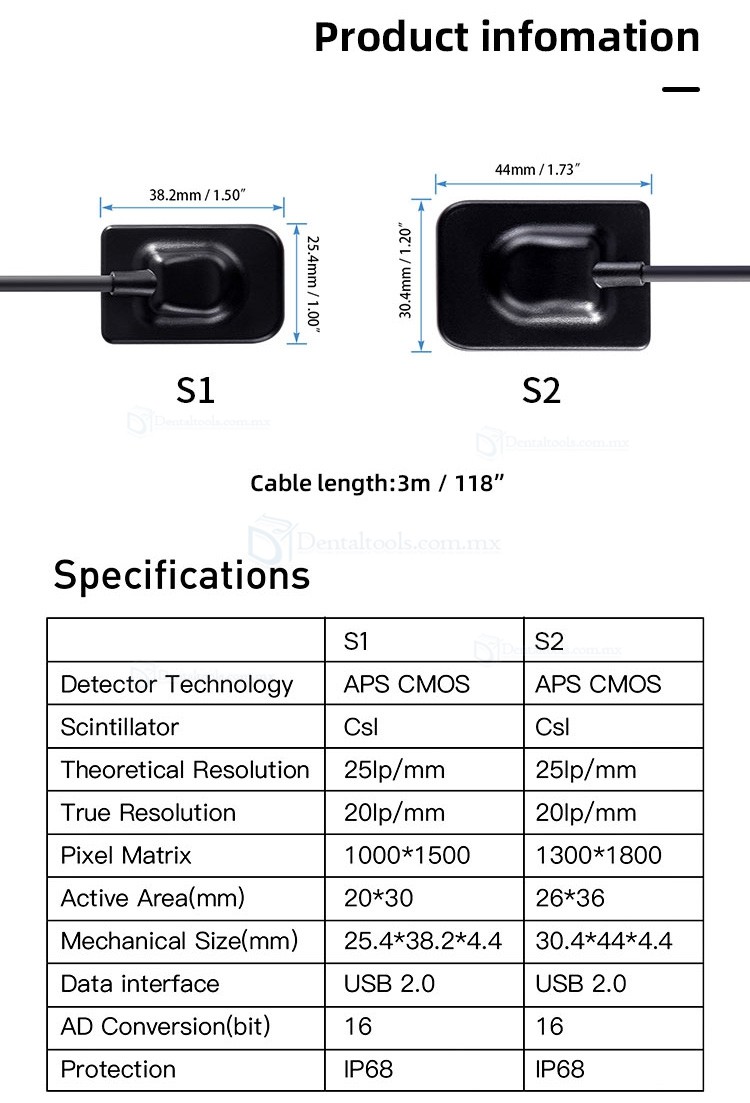 Máquina de rayos X dental portátil de alta frecuencia + Kit de sensor de rayos X RVG Máquina de rayos X dental portátil de alta frecuencia + Kit de sensor de rayos X RVG