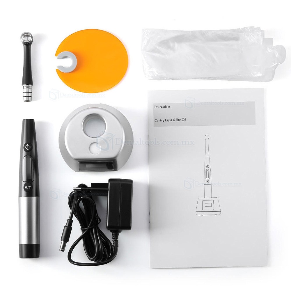 3H X-lite Q6 Lámpara de Fotocurado 1 Segundo LED Inalámbrica para Odontología con Medidor de Luz 3H X-lite Q6 Lámpara de Fotocurado 1 Segundo LED Inalámbrica para Odontología con Medidor de Luz